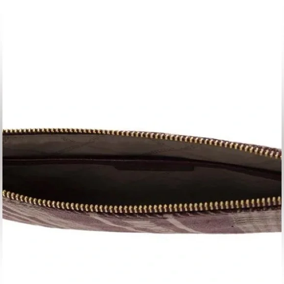 Michael Kors Jet Set Large Zip Pouch Dark Berry Multi - Picture 4 of 7